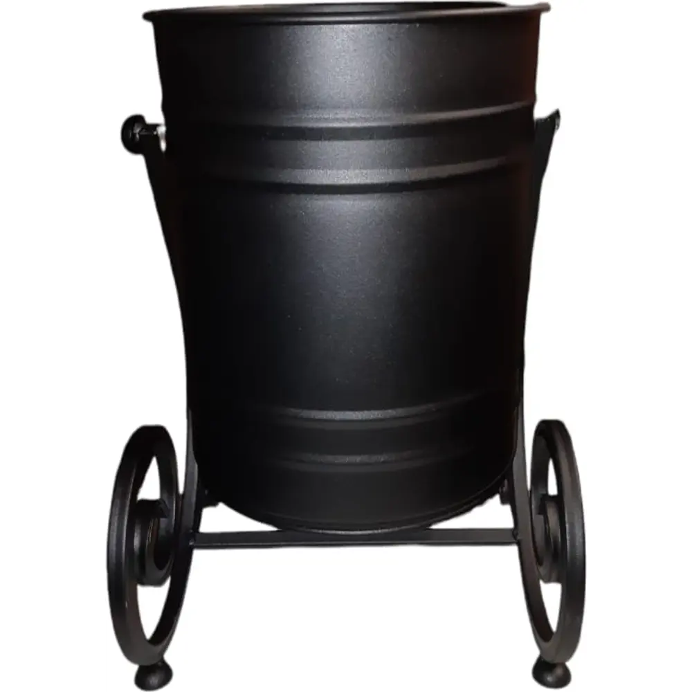 Урна ø36 h48 см металл черный с элементами ковки Santreyd STLM-2152641 - Вид №3