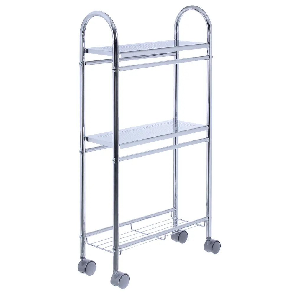 Стеллаж для ванной комнаты Urban Slim металл цвет хром SENSEA STLM-2056124