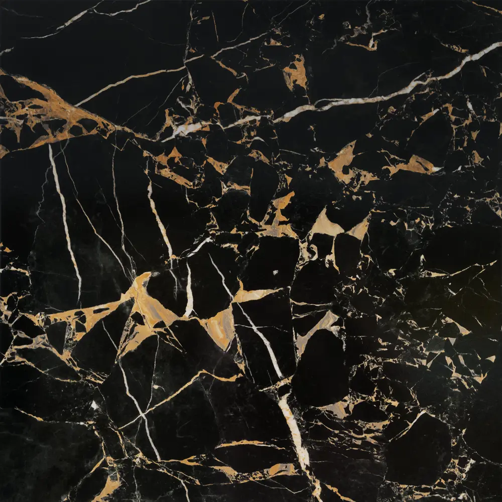 Керамогранит Golden Tile Saint Laurent 60.7x60.7 см 1.105 м² цвет чёрный STLM-2189826 - Вид №1