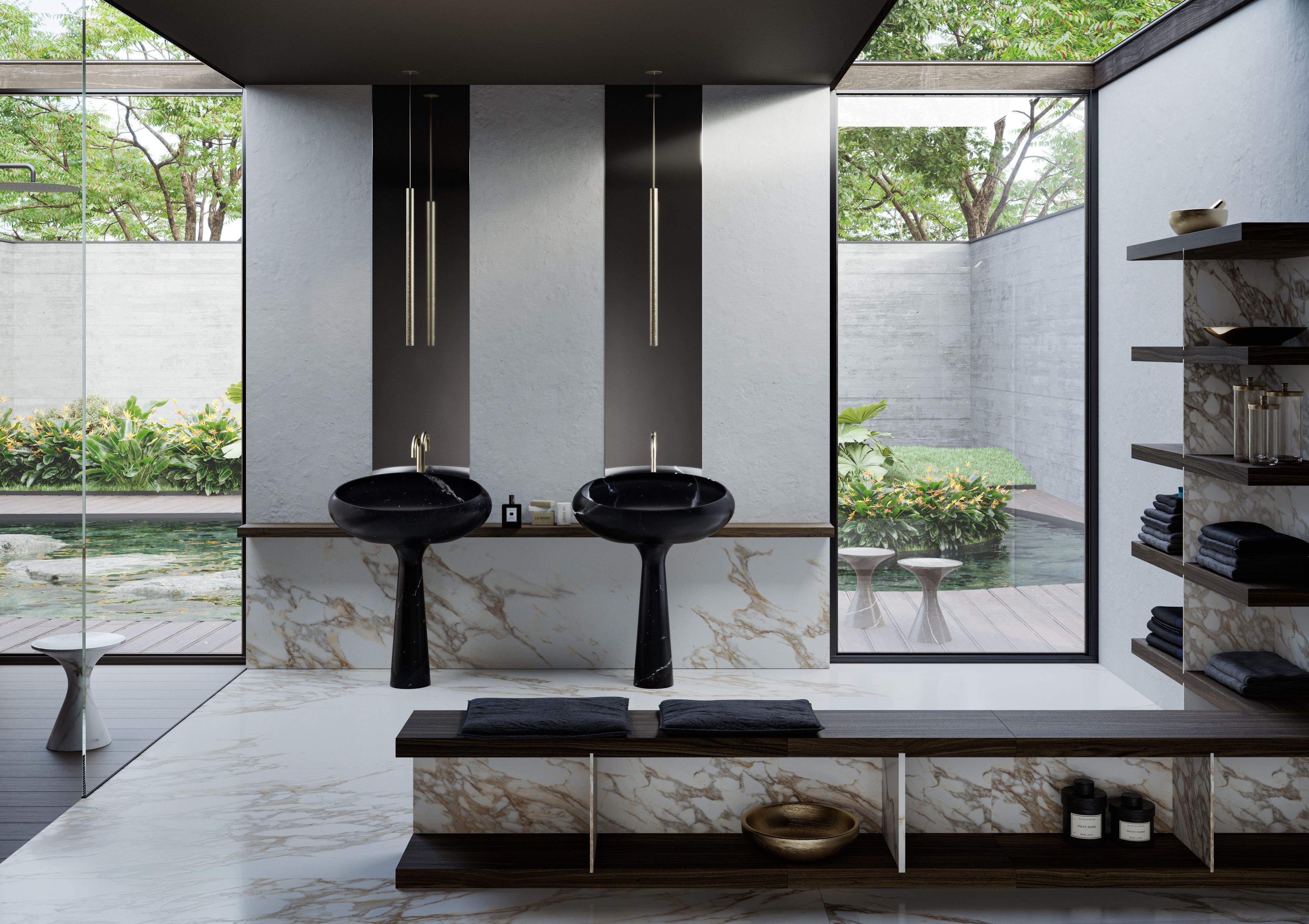 Отдельно стоящая мраморная раковина Kreoo GONG ARCH-00122709 - Вид №7