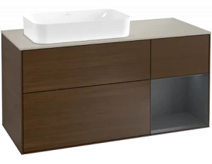 Villeroy&Boch Тумба под раковину Прямоугольная версия F283HGGN Finion Walnut Veneer