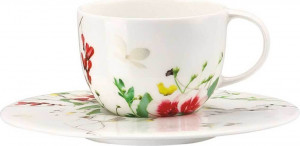 10561844 Rosenthal Чашка для эспрессо с блюдцем Rosenthal Дикие цветы 80мл, фарфор Фарфор