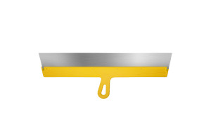 15738387 Фасадный шпатель (600 мм, нержавеющая сталь, желтая ручка) МАСТЕР 35180 тов-176007 Biber
