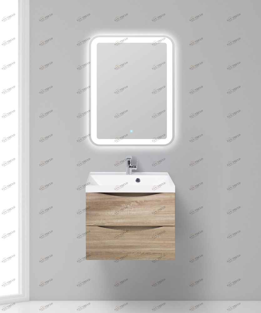 Мебель для ванной BelBagno MARINO-600-2C-SO-WO-P 