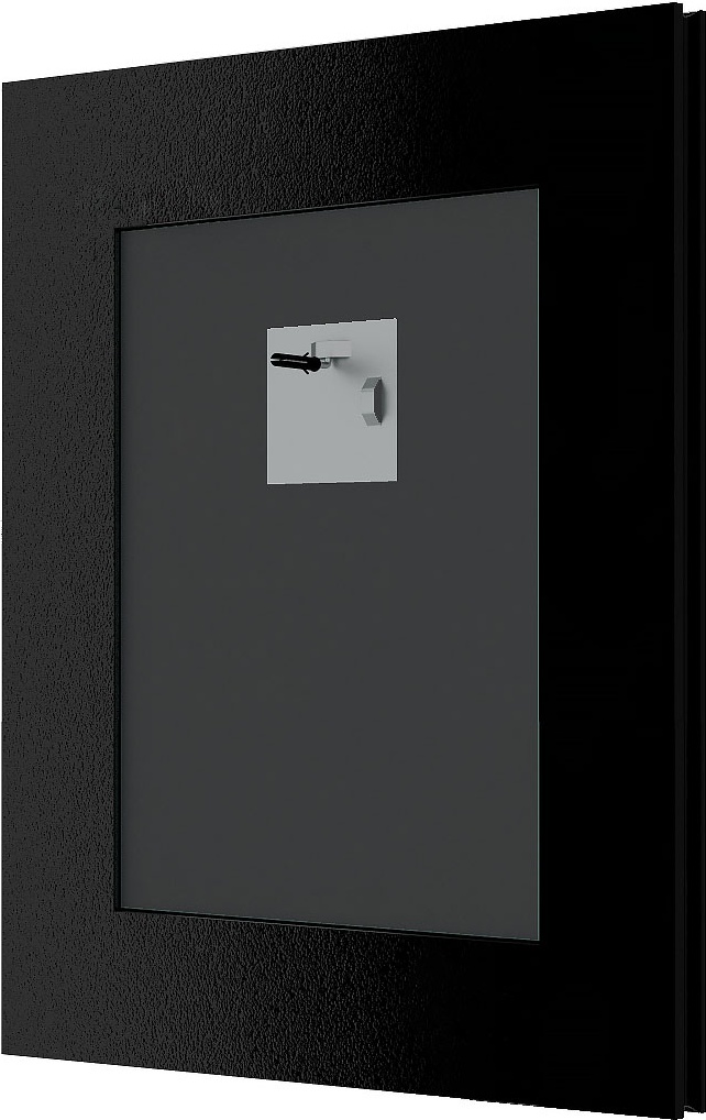 BY 3377 Зеркало с фацетом в багетной раме - состаренная бронза с орнаментом 120 mm EVOFORM Exclusive - Вид №1