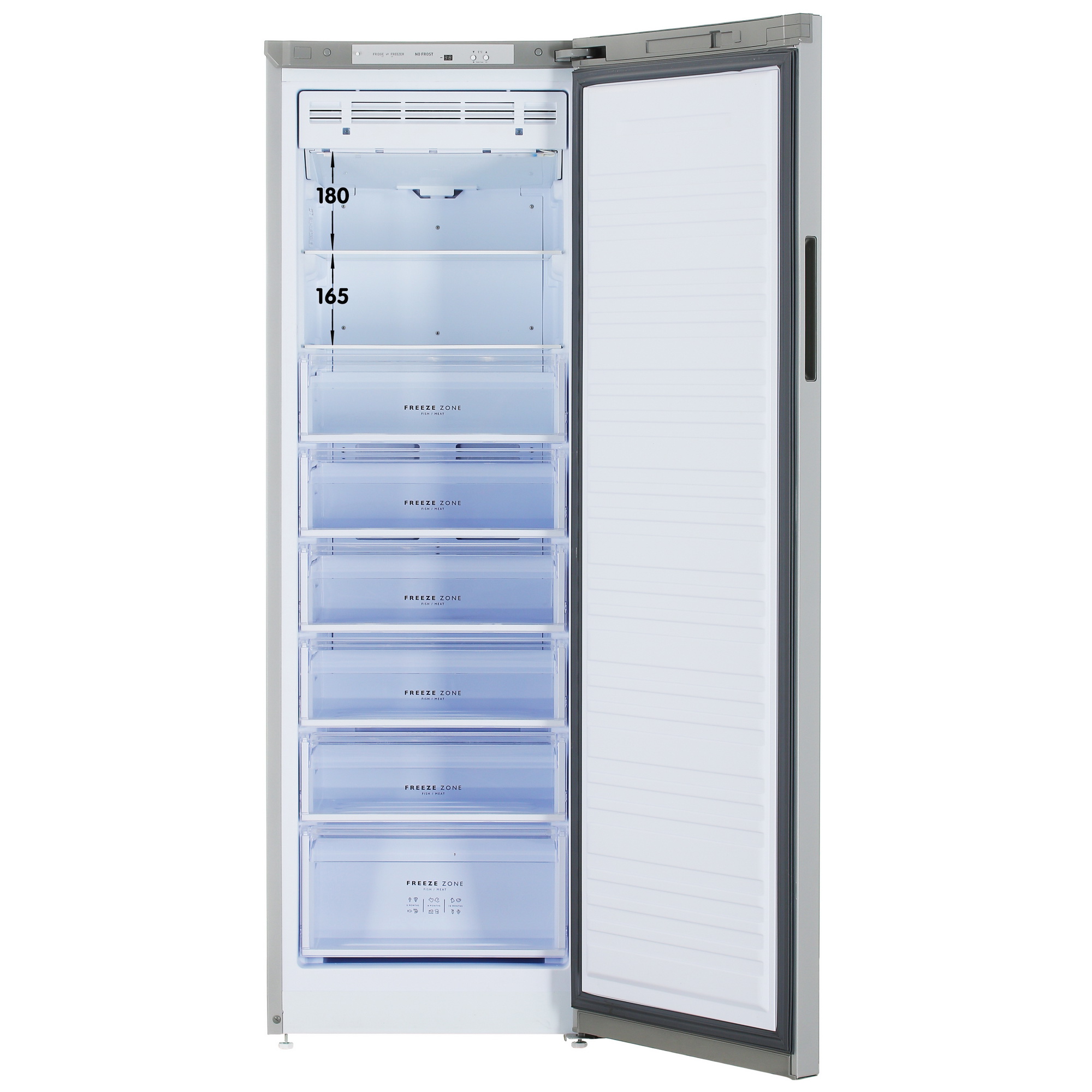 9967567 Морозильный шкаф  Бирюса M6047SN серебристый STDN-0088834 - Вид №1