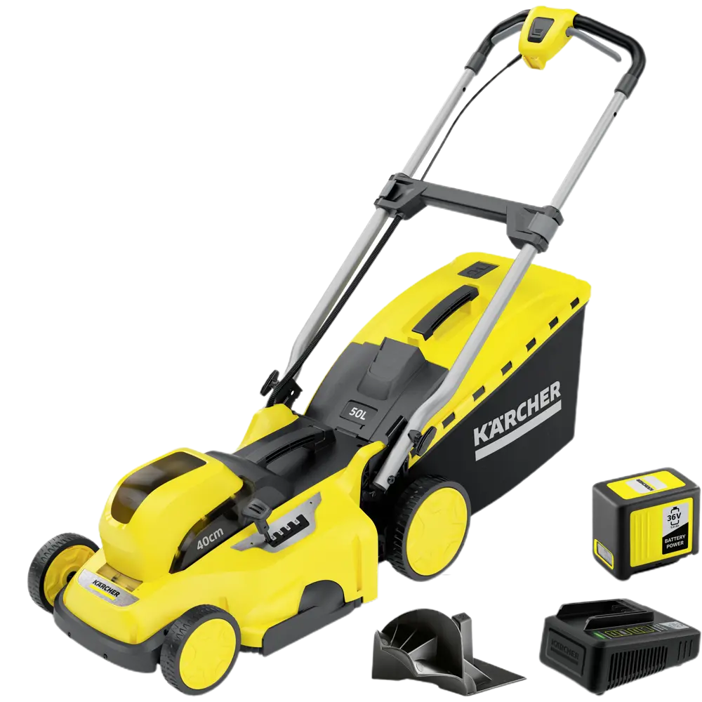 Газонокосилка аккумуляторная Karcher LMO Battery 36-40 36 В 40 см 1x5 Ач АКБ и ЗУ входит в комплект STLM-2190507