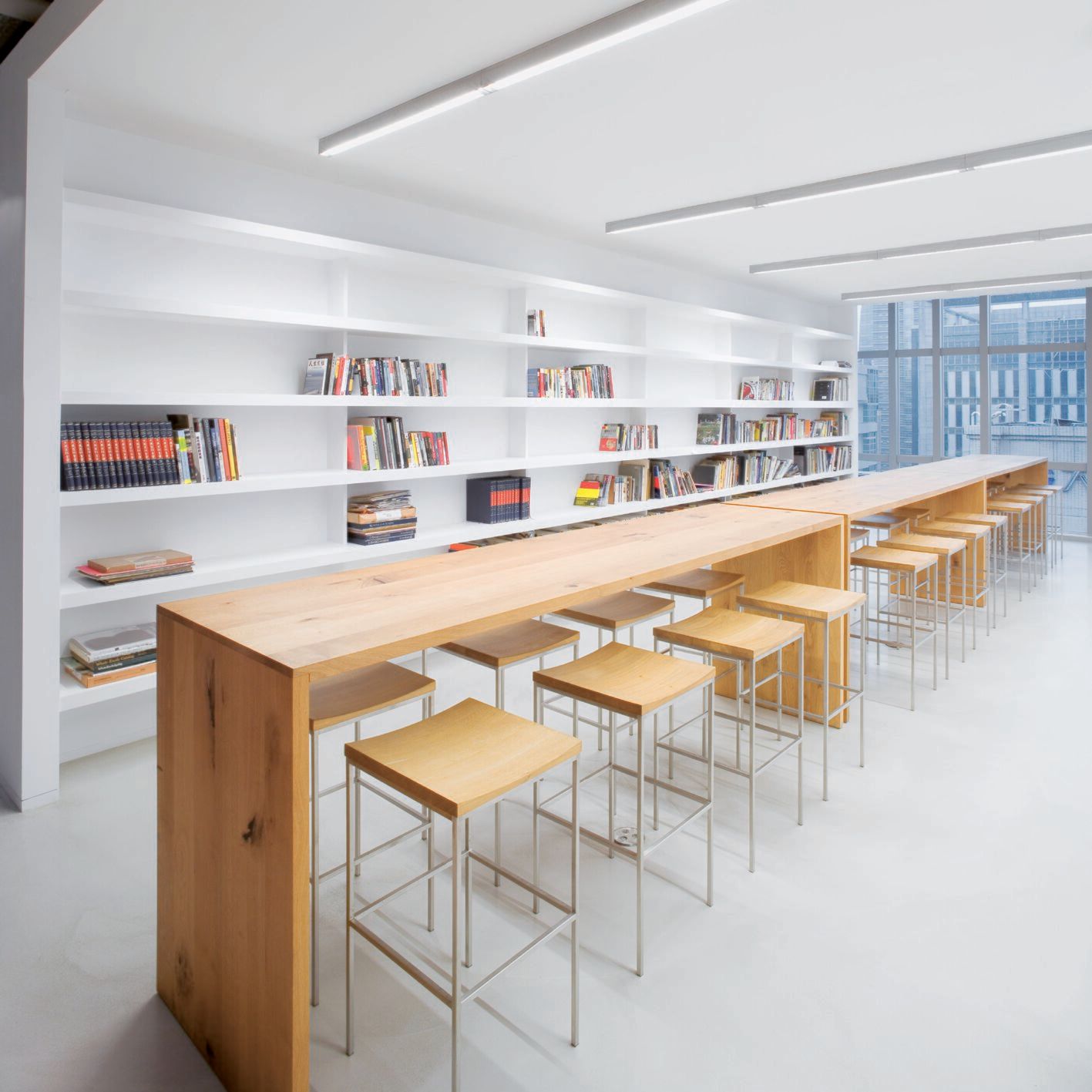 Высокий прямоугольный деревянный стол e15 PONTE ARCH-00138407 - Вид №12