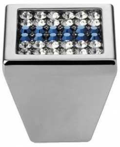 LINEA CALI' Ручка Zamak с кристаллами swarovski® Mesh crystal blue 203pb0024/30 0057