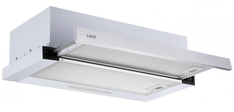 9185537 Вытяжка телескопическая LAUF LUNA 600 белый/белый STDN-0103592