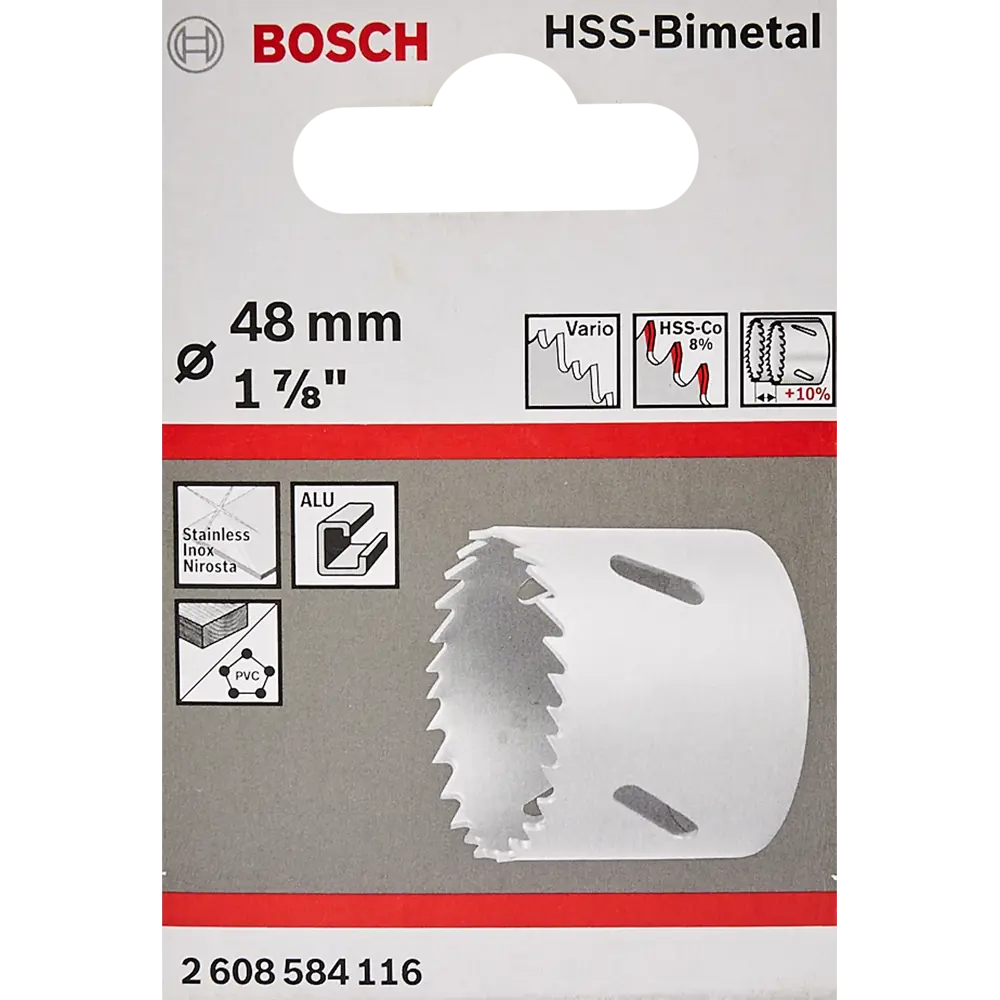 Коронка по стали биметаллическая Bosch 2608584116 48 мм BOSCH PROFESSIONAL STLM-2092035 - Вид №2