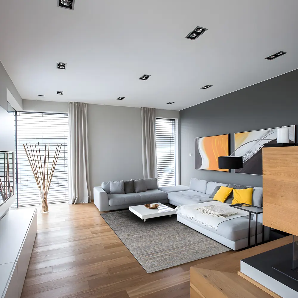 Ковер Merinos Зингер 80x150 см серый для спальни 89417895 STLM-1563004