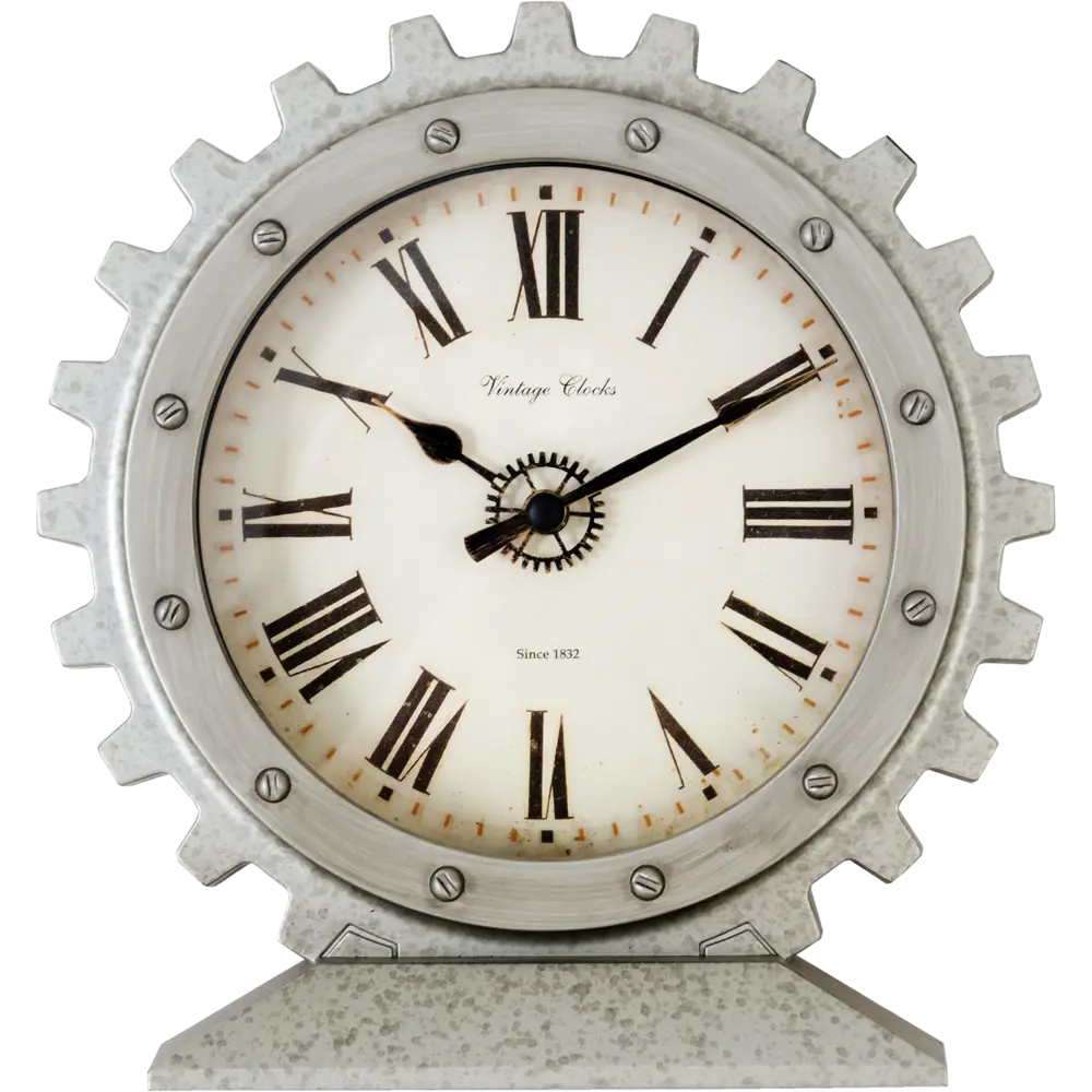 Часы настольные Atmosphera Vintage 20.3х21.7 см, цвет серый STLM-2059100