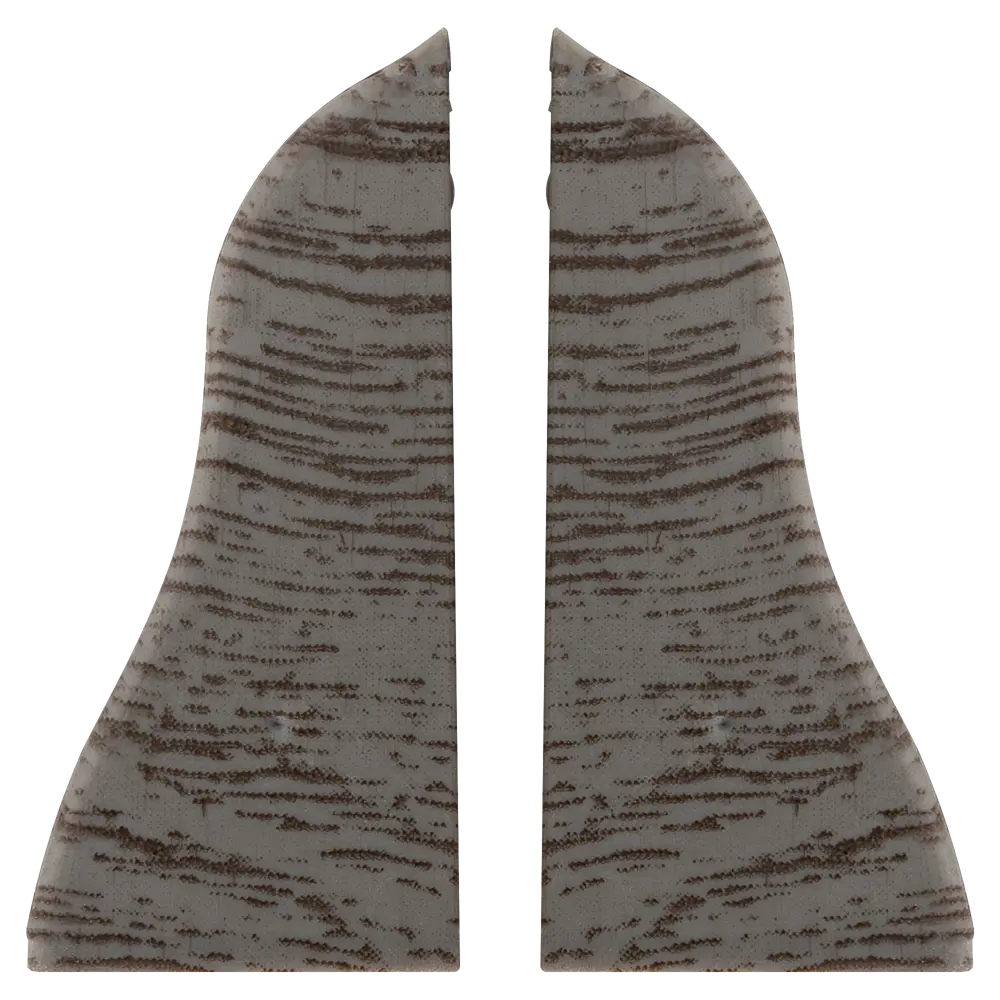 Заглушка для плинтуса Pro Дом 5.5 см ПВХ цвет дуб орон Santreyd STLM-2027615