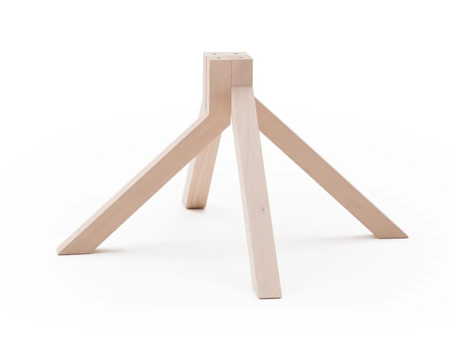 Круглый журнальный столик с каркасом из ореха или бука Billiani Grapevine ARCH-00139782