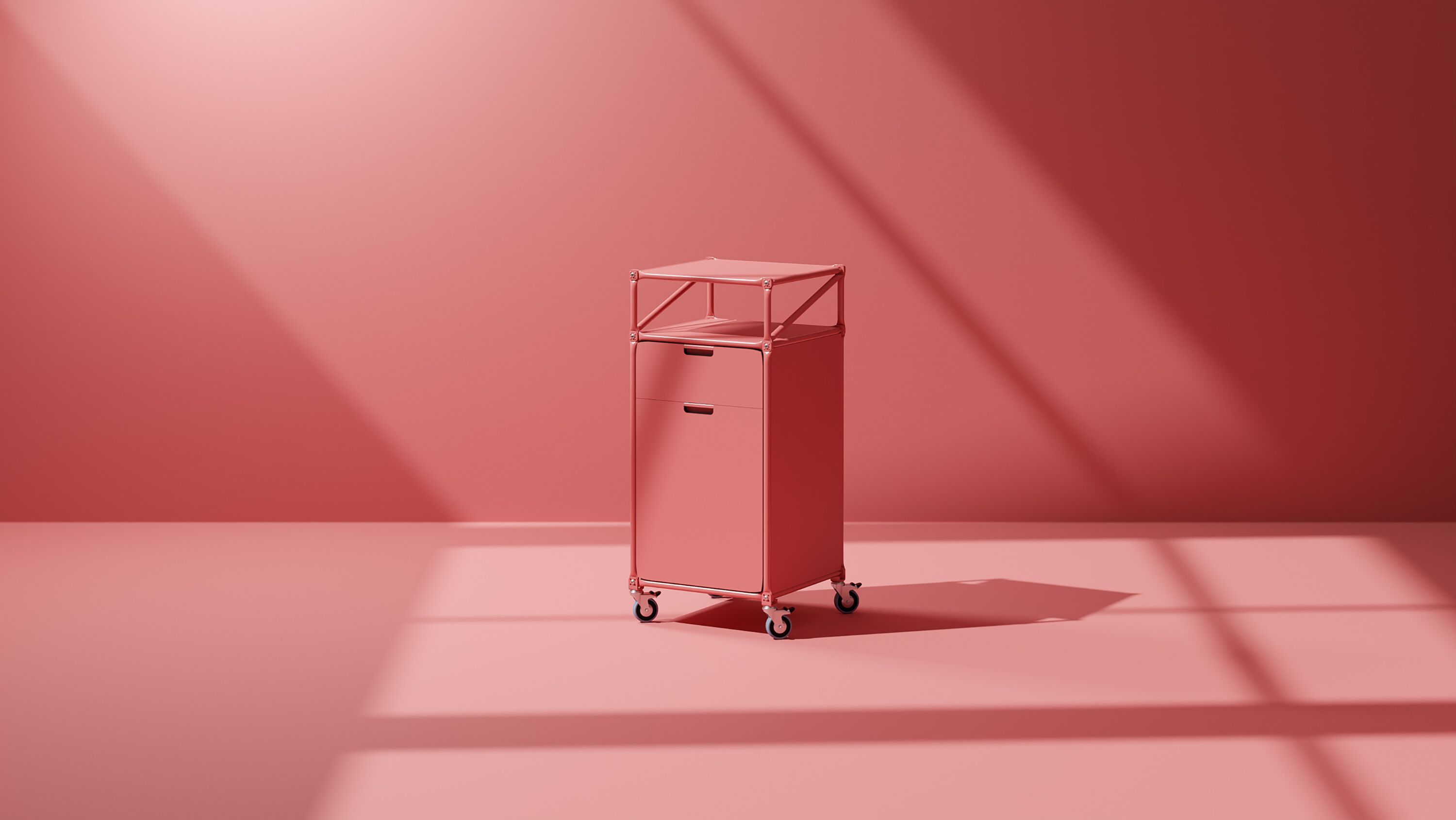 Металлический офисный комод с колесами System 180 Colourful Structures ARCH-00133292 - Вид №1