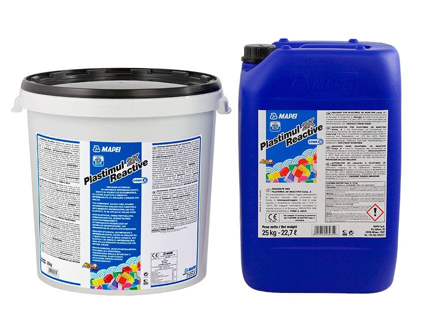 Гидроизоляционная двухкомпонентная битумная эмульсия MAPEI гидроизоляторы подземных конструкций ARCH-00054925 - Вид №1