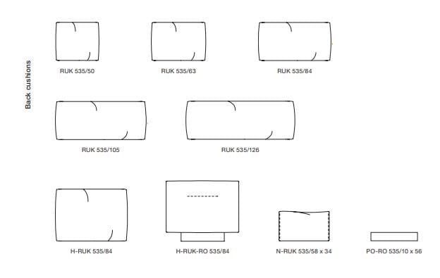 Кожаный диван Rolf Benz Rolf Benz 535 LIV ARCH-00078806 - Вид №5