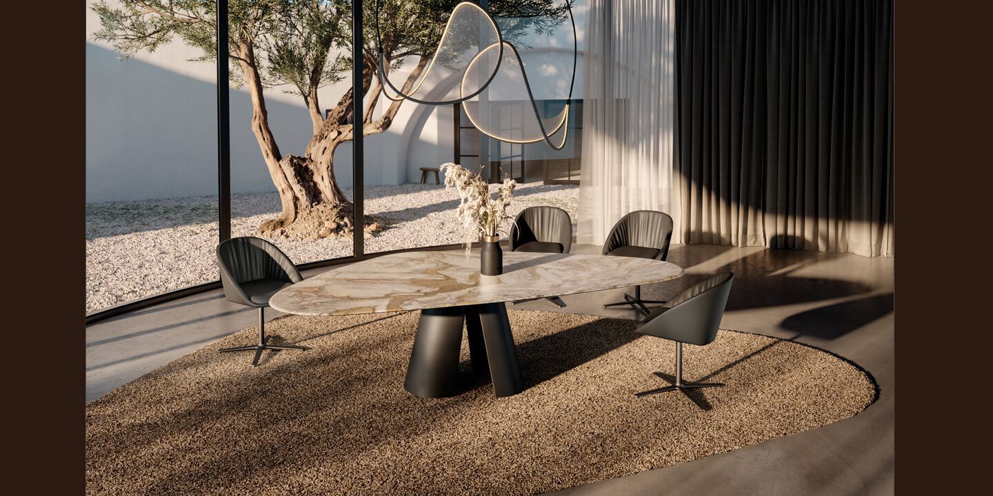 Стол из натурального камня Draenert KENT ARCH-00016954