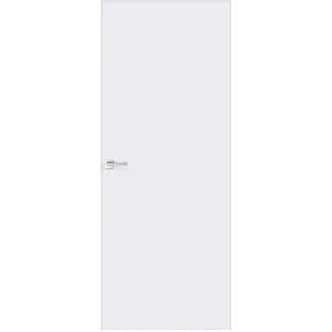 Дверь межкомнатная глухая Invisible 70x200 см правая обратного открывания под покраску (с замком)