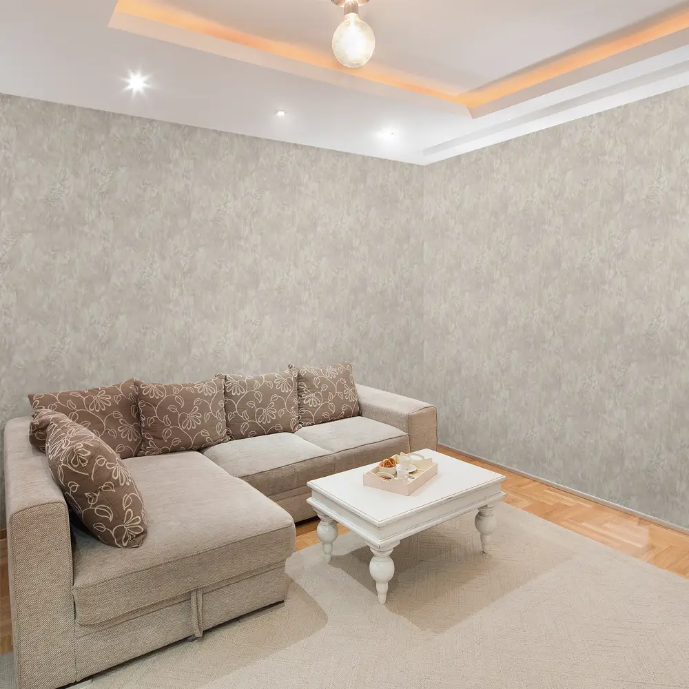 Обои флизелиновые Victoria Stenova Лайм бежевые 1.06 м VS587376 STLM-2008266 - Вид №1