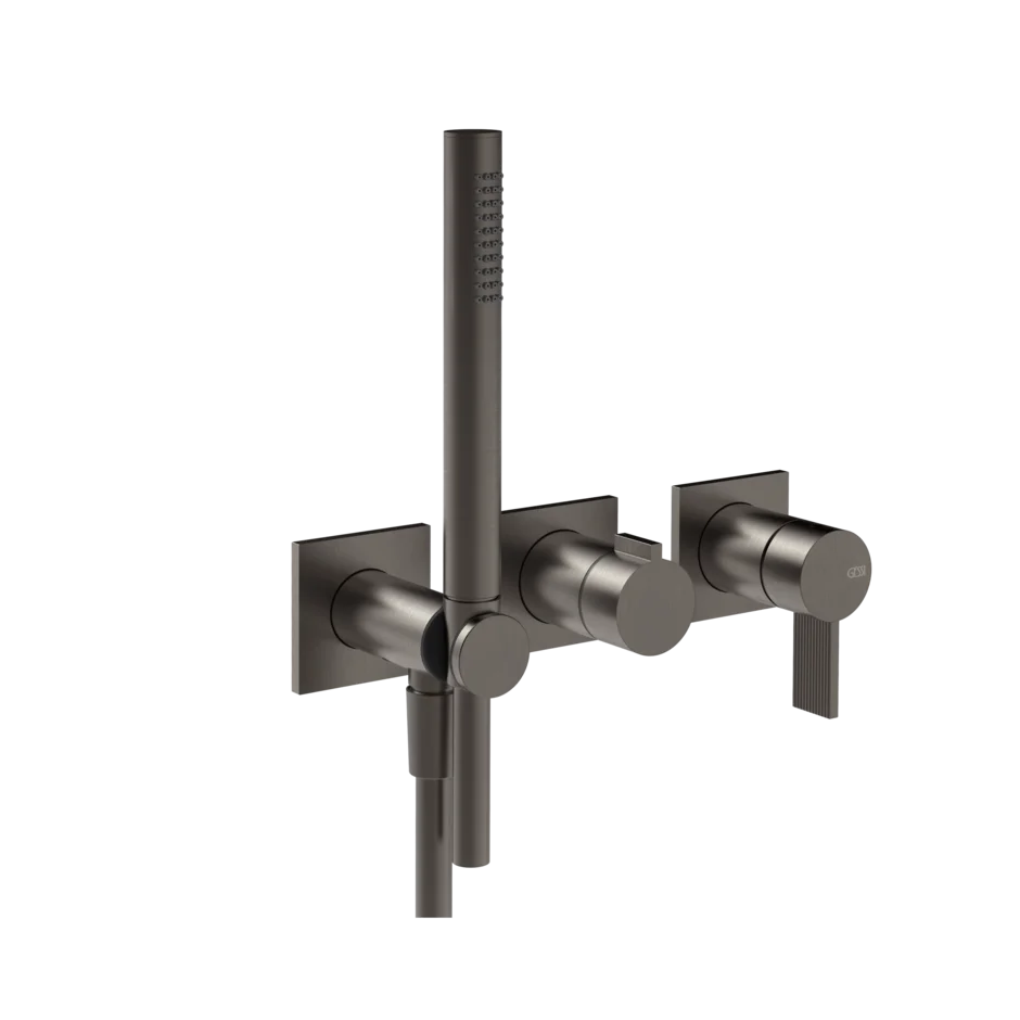 Смеситель для душа 73536 707 Gessi Inverso ЧЕРНЫЙ МЕТАЛЛ BR. PVD 73536707