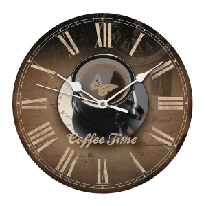 90540847 Часы настенные 90 Coffee time Современный взгляд на оформление интерьера - это часы коллекции Декор, которые добавят ярких красок и оживят любое пространство. STLM-0272379 TROYKATIME