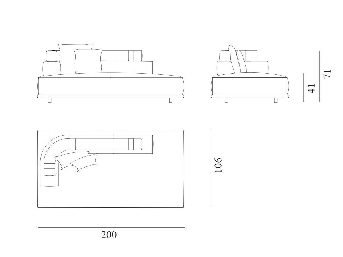 Ткань сад Dormeuse Exteta Panarea ARCH-00083656 - Вид №27