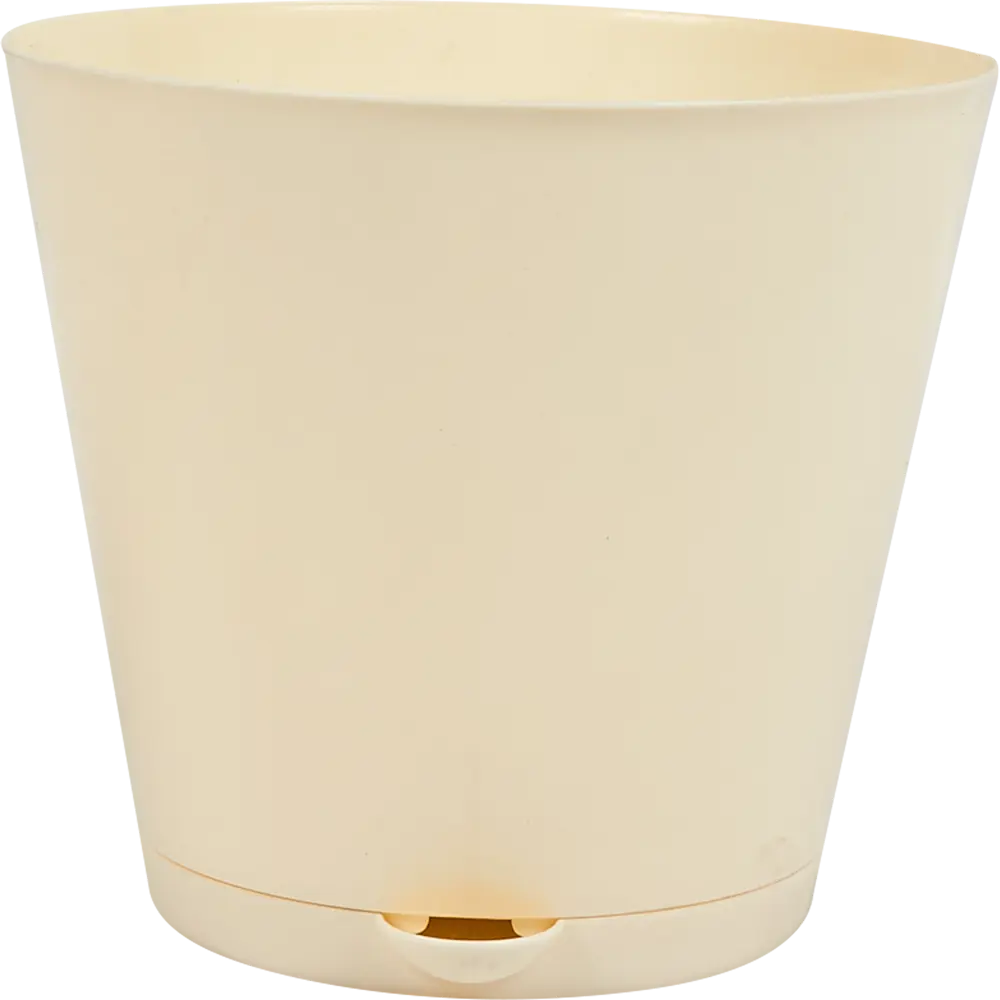 Горшок цветочный Ingreen Easy Grow ø16 h24 см v1.8 л пластик сливочный 3 шт STLM-2204678