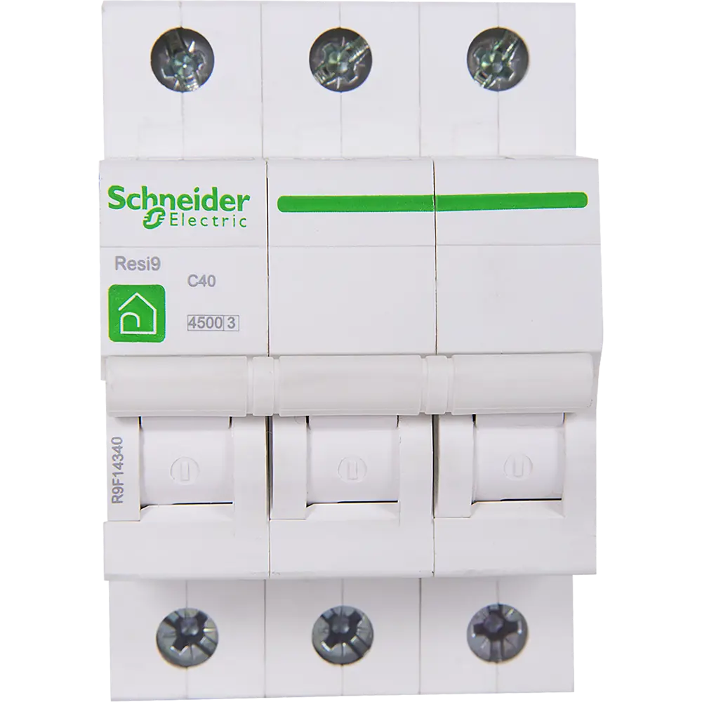 Автоматический выключатель Schneider Electric Resi9 3P 40 A 4.5 кА C STLM-2147853 - Вид №1