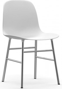 603168 Chair Chrome White Normann Copenhagen Form