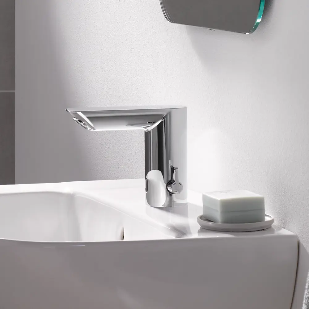Смеситель для раковины Grohe Bau Cosmopolitan E 36451000 сенсорный цвет хром STLM-2058949 - Вид №12