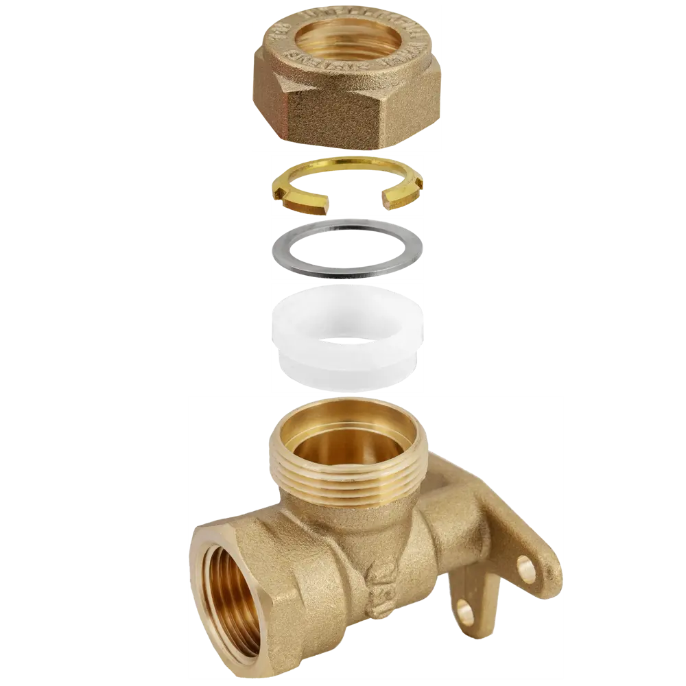 Обжимной угольник Stahlmann для гибких труб 15 мм х 1/2" 82650037 STLM-0032864 - Вид №1