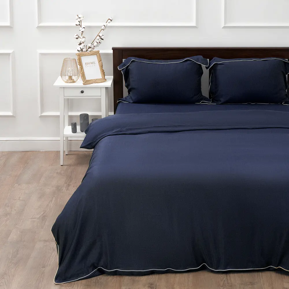 Комплект постельного белья Amore Mio Denim семейный тенсель синий 89426002 STLM-1577096 - Вид №4