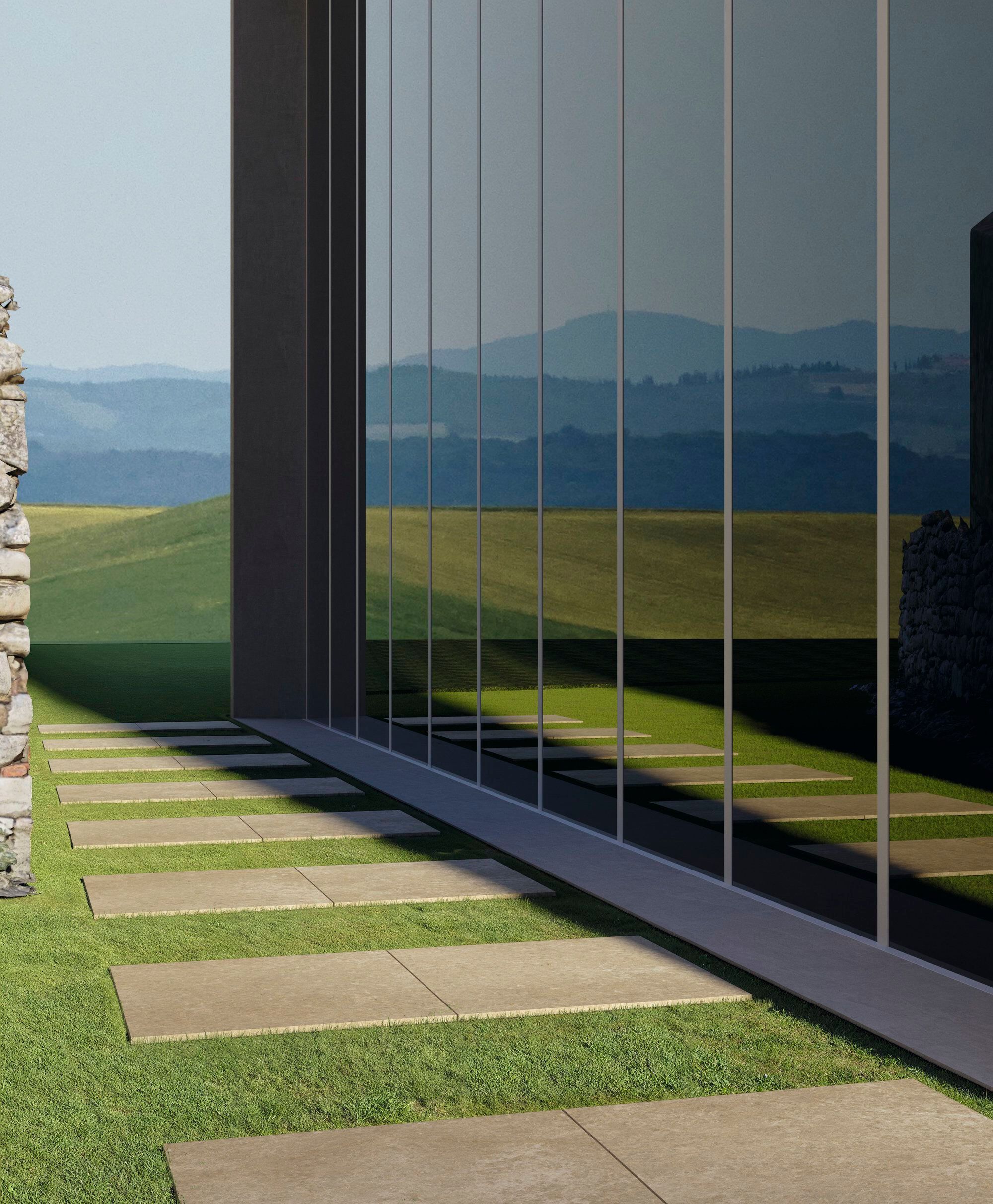 Пол / облицовка керамогранита с эффектом камня Fiandre Pulsar ARCH-00036908 - Вид №2