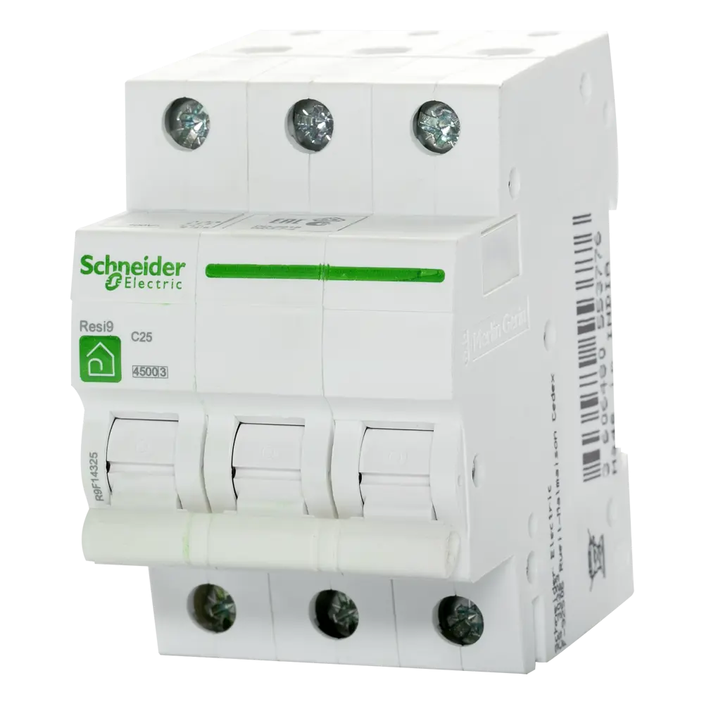 Выключатель автоматический Schneider Electric Resi9 3 полюса 25 A STLM-2004340 - Вид №2