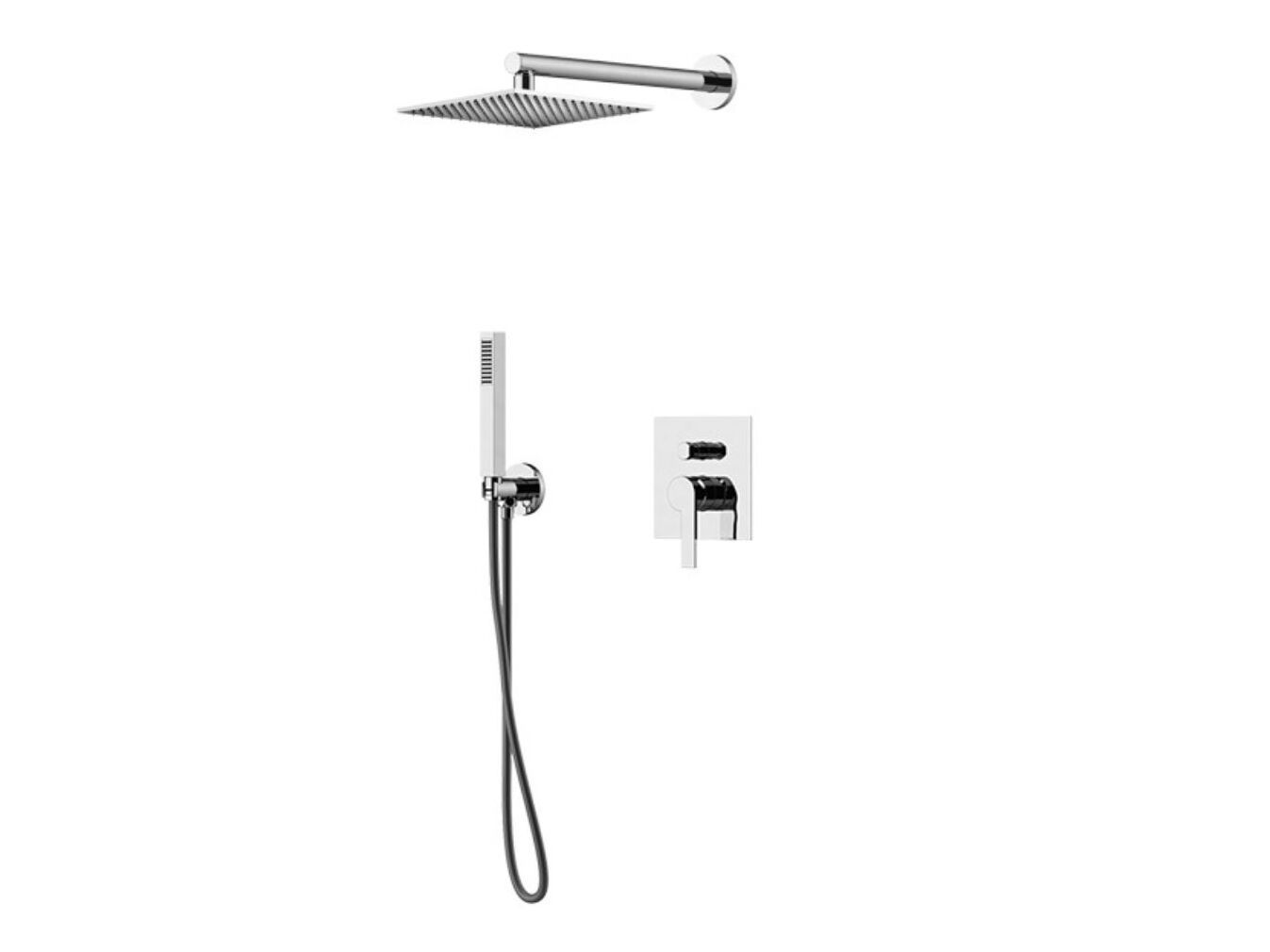 Встраиваемый однорычажный набор для душа с ручным душем GATTONI Color ARCH-00121516 - Вид №1