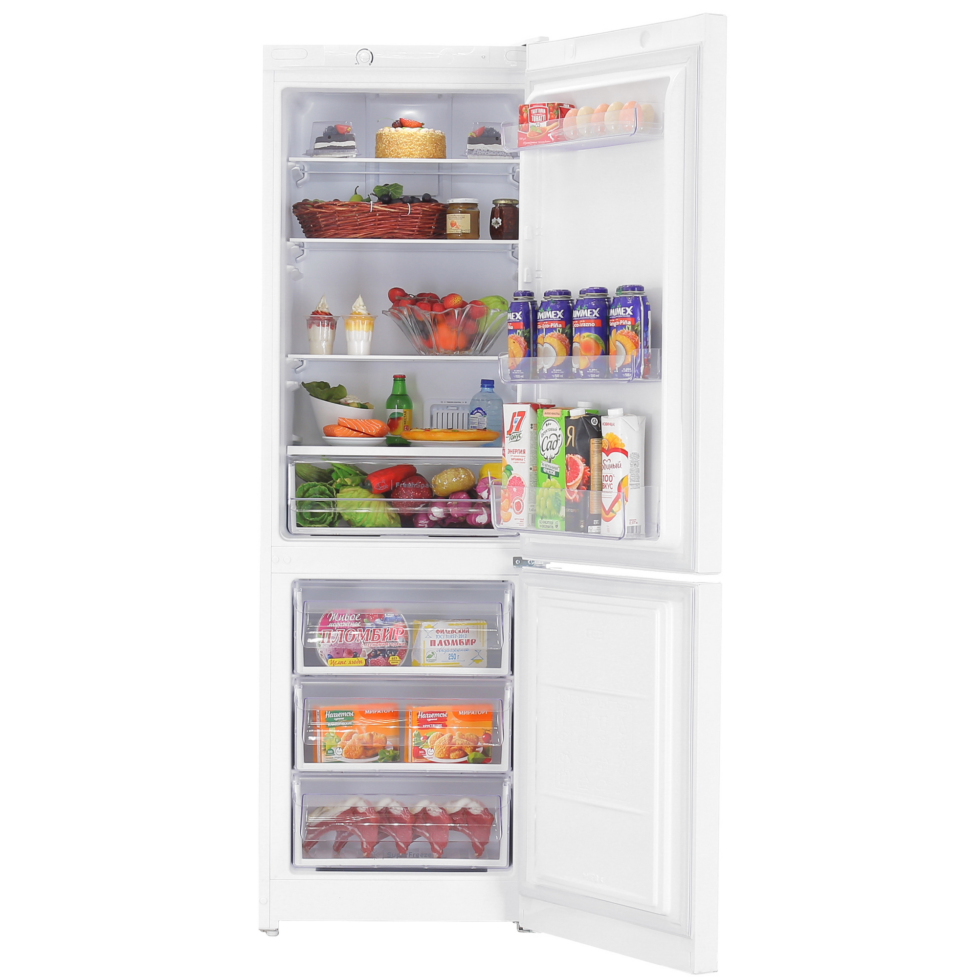 9934087 Холодильник с морозильником   Indesit ITS 4180 W белый STDN-0041277 - Вид №5