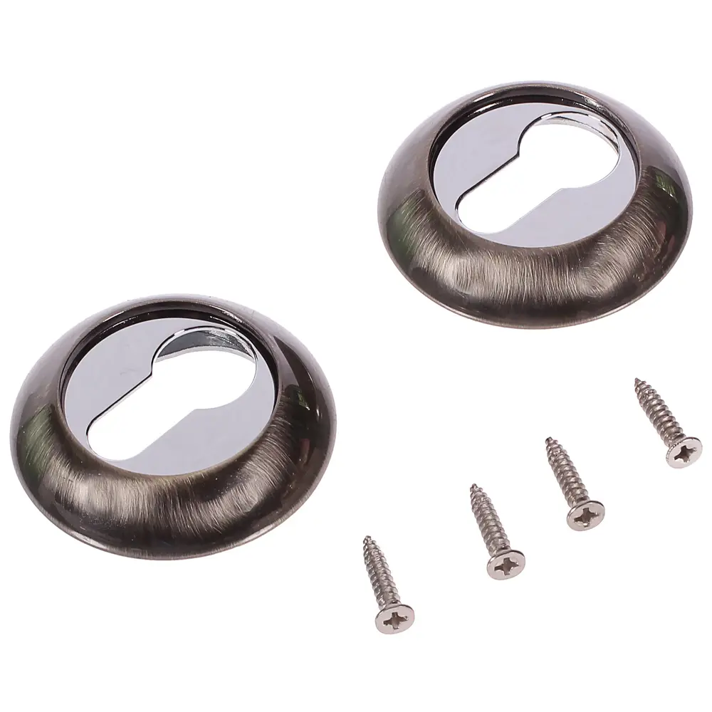 Накладка на цилиндр Palladium R AB/CP ET ЦАМ цвет античная бронза/хром 2 шт STLM-2052350 - Вид №1