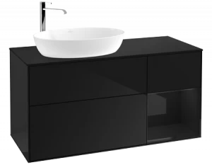 Villeroy&Boch Тумба под раковину Прямоугольная версия F932PHPH Finion Glossy Black Lacquer