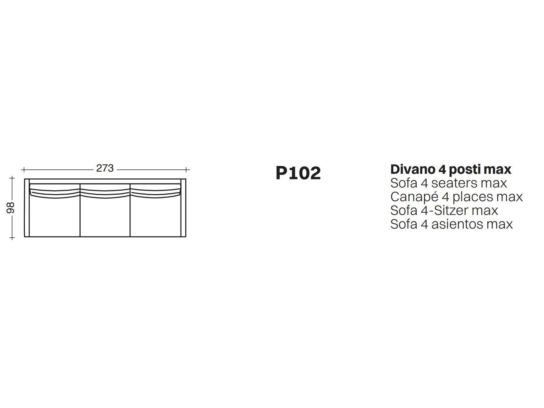 Кожаный линейный диван VALENTINI Slim New ARCH-00072686 - Вид №5