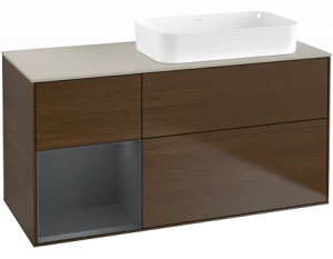 Villeroy&Boch Тумба под раковину Прямоугольная версия F683HGGN Finion Walnut Veneer