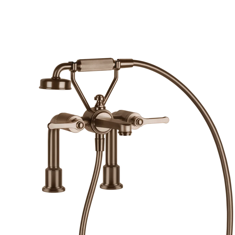 Смеситель для ванны 65115 708 Gessi Venti20 МЕДНЫЙ МАТОВЫЙ PVD 65115708