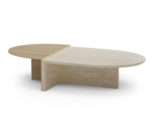 Журнальный столик из травертина