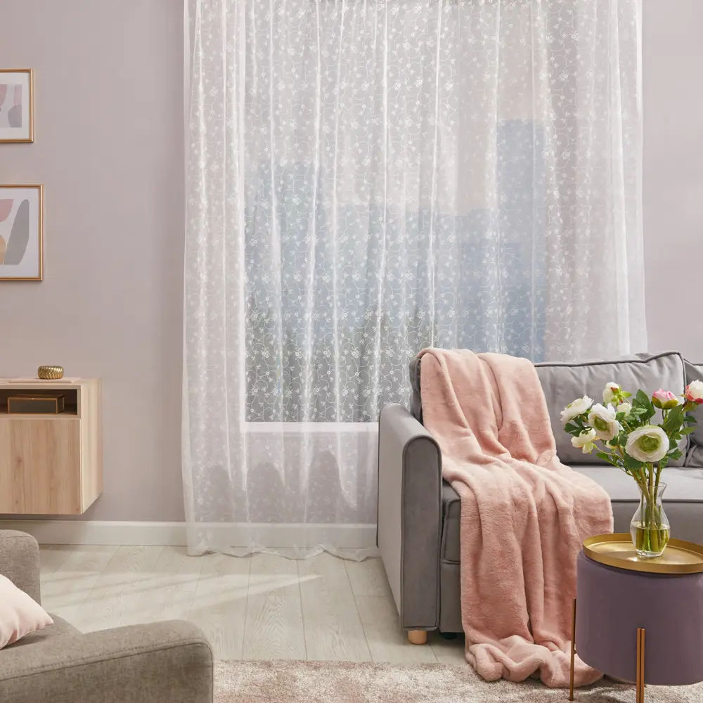 Тюль на ленте «Прованс» 300х260 см цвет экрю 18506421 STLM-2169979 Santreyd 