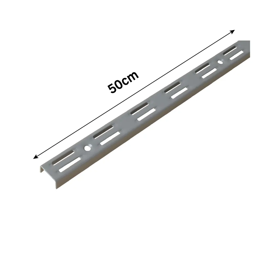Направляющая двурядная Spaceo 50 см цвет серый STLM-2186638