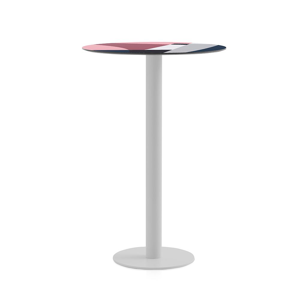 Высокий круглый ламинированный стол Diabla Abstrakt Mona ARCH-00140339 - Вид №21