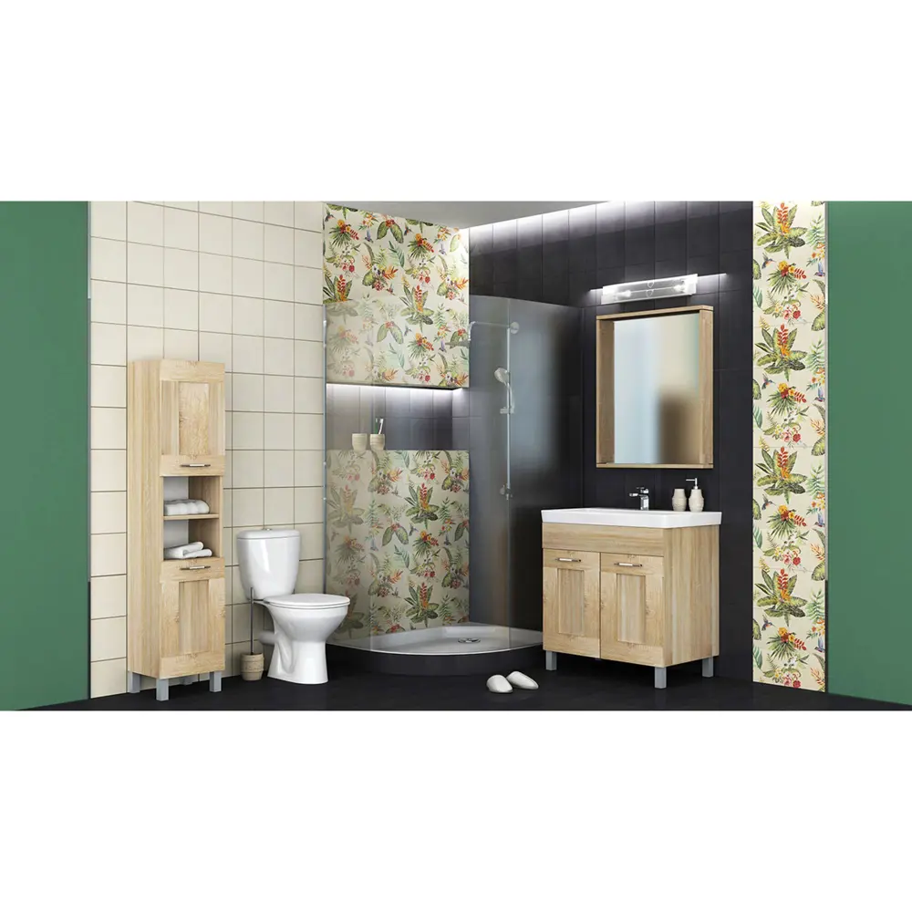 Унитаз напольный Santek Бореаль косой выпуск двойной слив микролифт STLM-2026179 - Вид №6