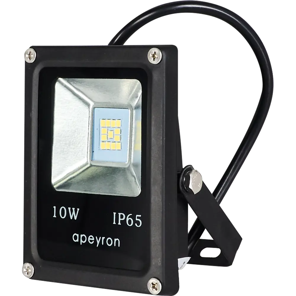 Прожектор светодиодный уличный «Слим» 10 Вт 6400 К IP65 APEYRON STLM-2193746