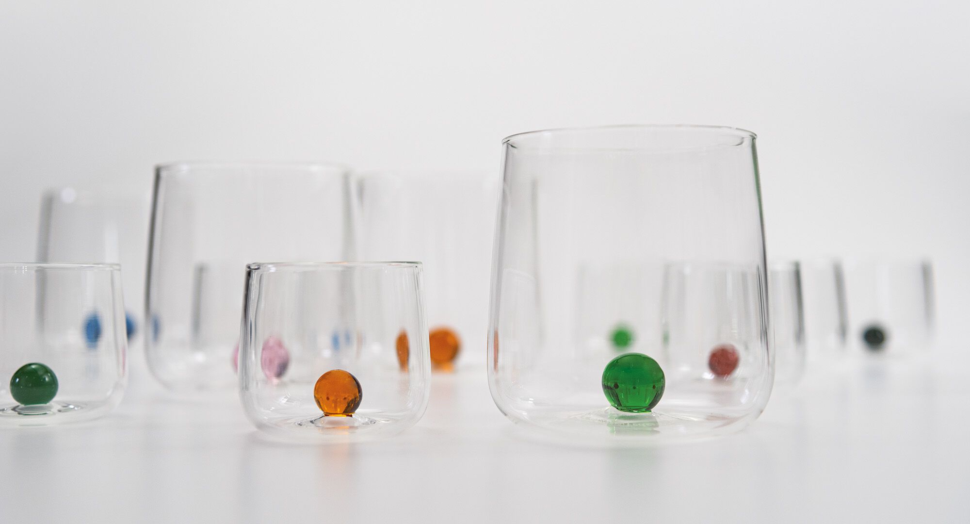 Стакан для воды из боросиликатного стекла Zafferano настольный шар ARCH-00145714 - Вид №4